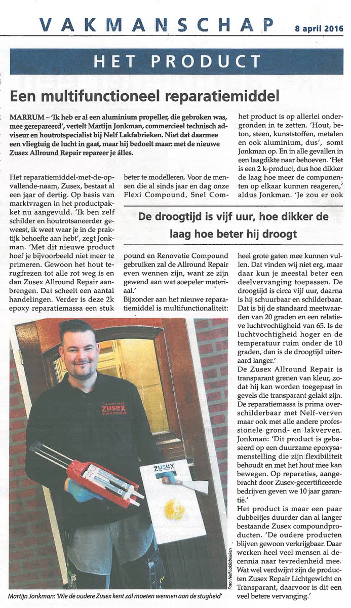 zusex1's tweet photo. Onze #Zusex Specialist, Martijn Jonkman, vertelt over dit multifunctionele top product! #allroundrepair #svk https://t.co/3Sshld21sY