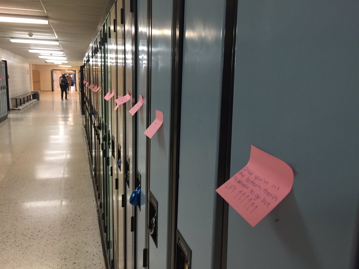 #positive messages for #dayofpink #pinkestschoolinPeel <a href="/PeelSchools/">Peel District School Board</a> <a href="/npsjc_official/">North Park SJC</a> <a href="/northparkssca/">North Park Secondary</a>