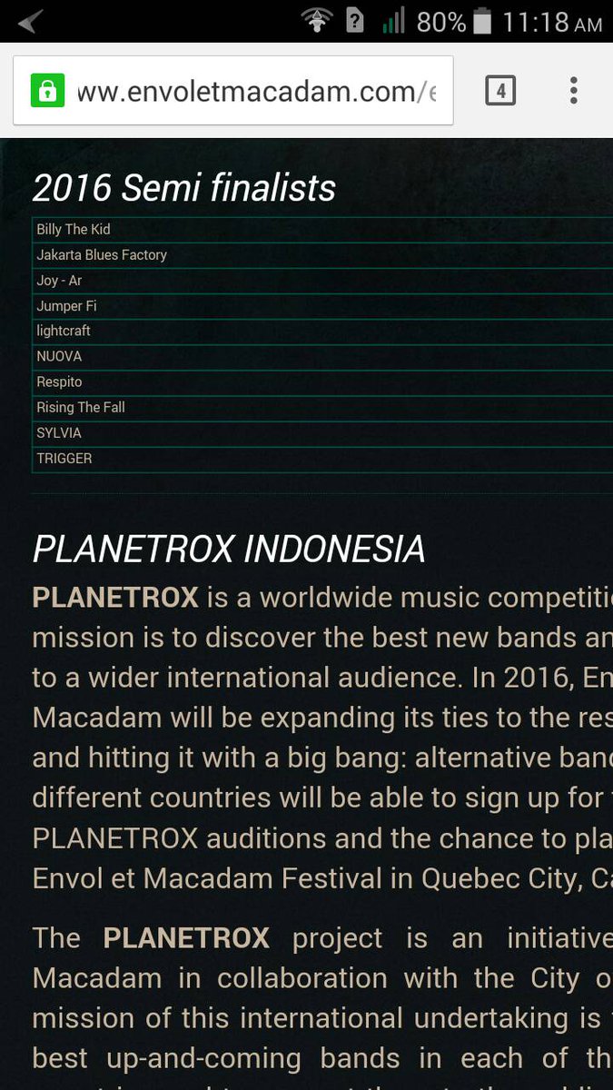 INDONESIANROCKZ's tweet photo. Selamat buat teman2 @trigger_ID @NUOVA_official dan @JumperFiRock semangat! https://t.co/0xOIkMNopX