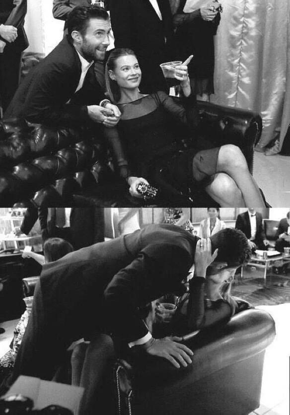 mxroonfivee's tweet image. Adam and Behati are real goals!! ❤💑