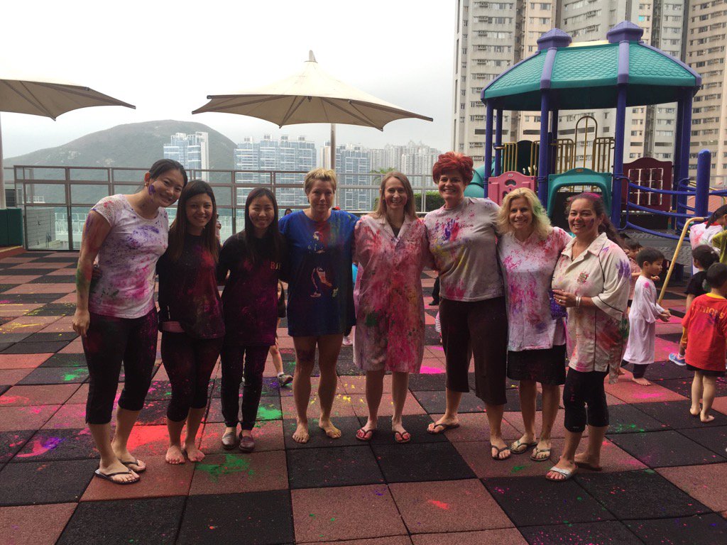Teachers enjoyed Rec Holi celebration too!! #cdnisls #cdnishk
