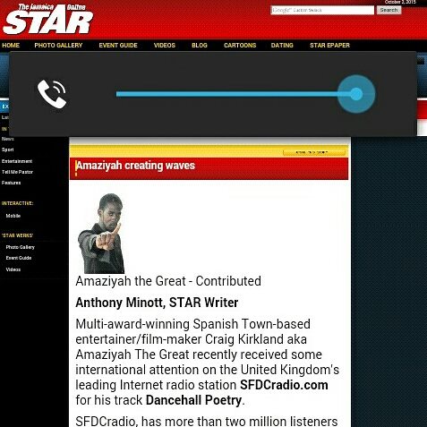 preciselygreat's tweet image. #AmaziyahTheGreat creating Waves with #DancehallPoetry read #JamaicanStar See link here web1.jamaica-star.com/thestar/201510…