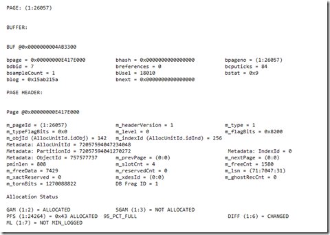 FCatae's tweet image. DBCC PAGE para decodificar sua página bit.ly/1Yrwb7Y #sqlninja #sql #heap #structure