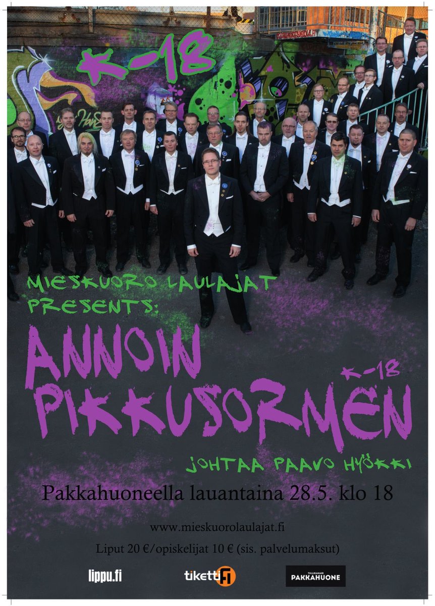 Tulkaa Tullikamarin Pakkahuoneelle, 28.5. kello 18. Kuumaakin kuumenpaa kuoroa johtaa aina viileä Paavo Hyökki! 🎶🎶