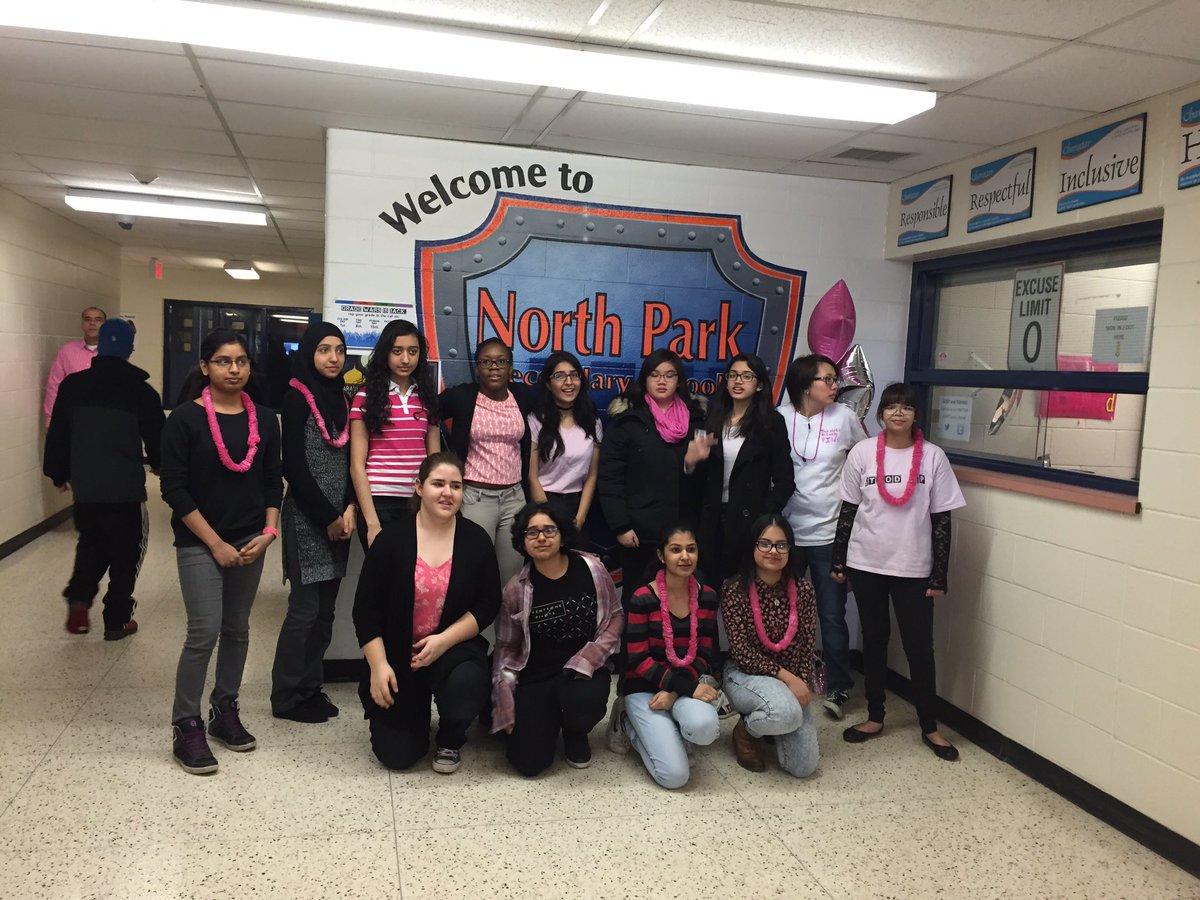 #DayofPink #PinkestschoolinPeel <a href="/PeelSchools/">Peel District School Board</a> <a href="/dayofpink/">Day of Pink official</a> <a href="/northparkssca/">North Park Secondary</a>