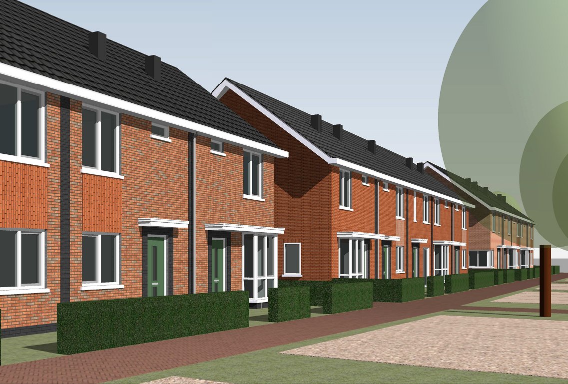 Grondcontract Keenenburg V getekend door wethouder Houtenbos en Ab Abbinga, directeur Wonen Midden-Delfland