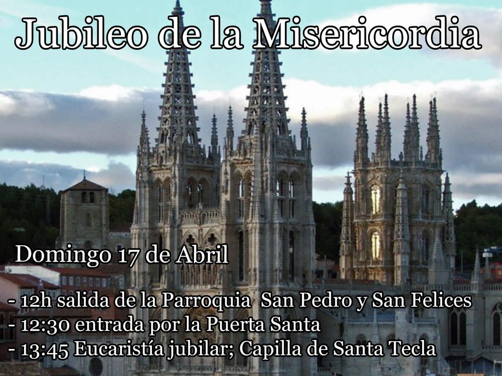 SPYSFjovenes's tweet photo. Este domingo toda la Parroquia nos vamos a ganar el jubileo de la Misericordia a la Catedral de Burgos. https://t.co/AA8ZLqKCjM