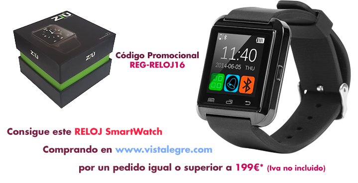 GrupoVistalegre's tweet photo. Consigue este SmartWatch gratis comprando en https://t.co/4FVNNgbgYY #FelizMartes #MiMejorMomento #BuenosDiasAtodos https://t.co/LMkpIdcw63