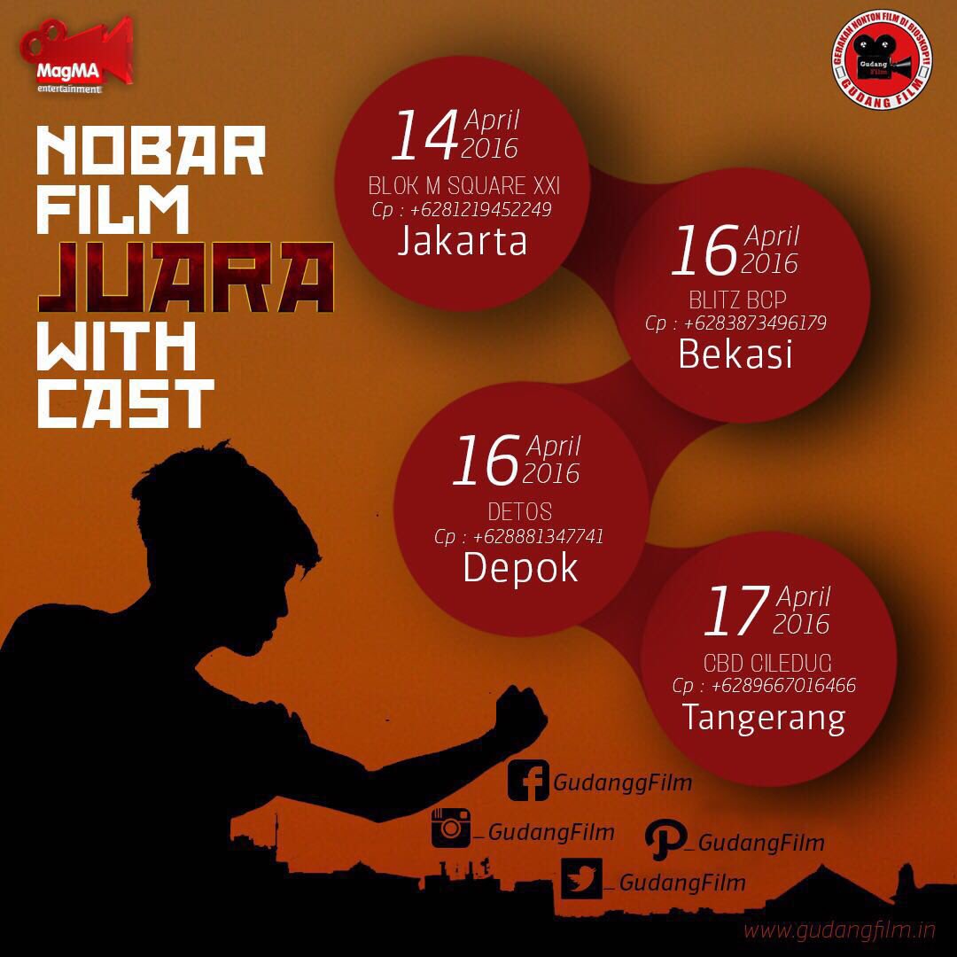 Mulai 2 HARI LAGI!! Ajak yang tersayang, kenalkan padaku di kotamu.