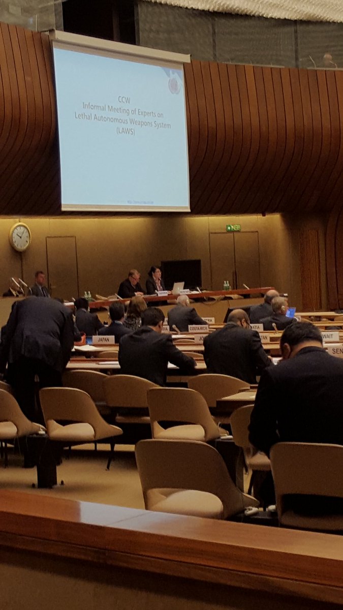 JoshGHughes's tweet image. Office for the week. The Academia pen, and presentation screen at the #CCWUN conference. #UNOGLAWS2016