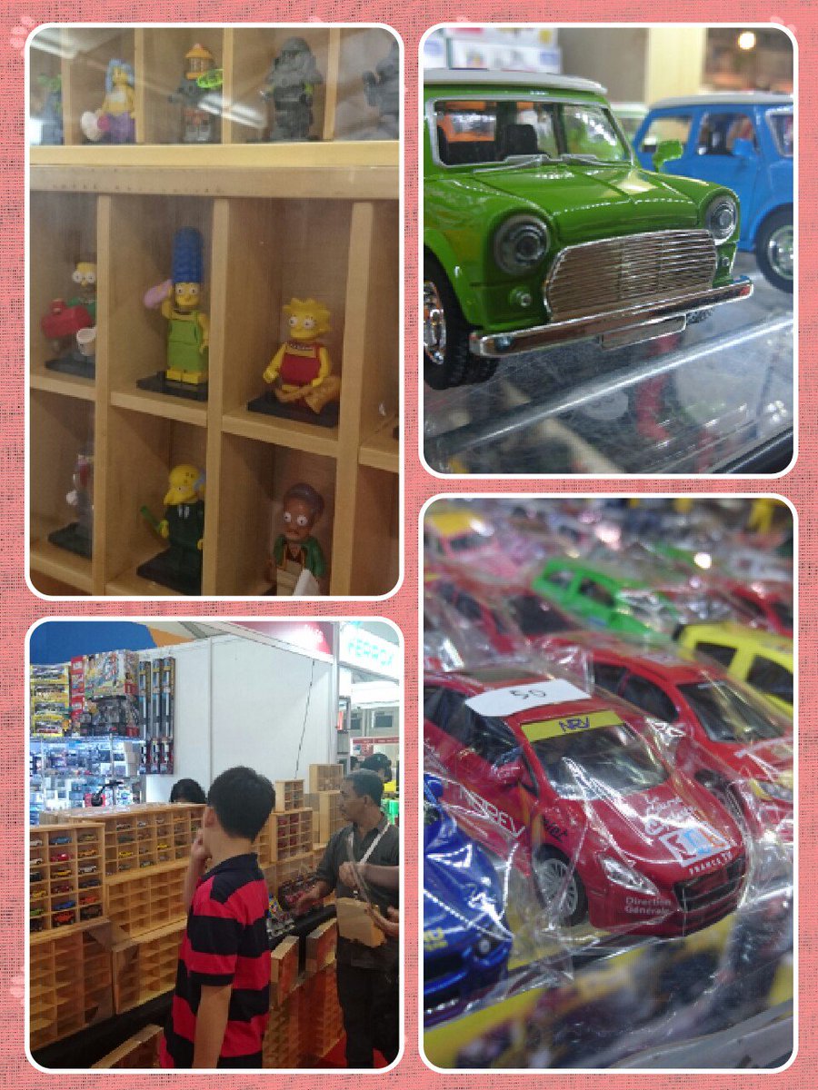 PinkKorset's tweet photo. Berburu #miniatur #mobil, #motor &amp; karakter #kartun di #iims2016 seru juga nih. @IIMS2016 @DyandraPromo https://t.co/qPGCwuxtll