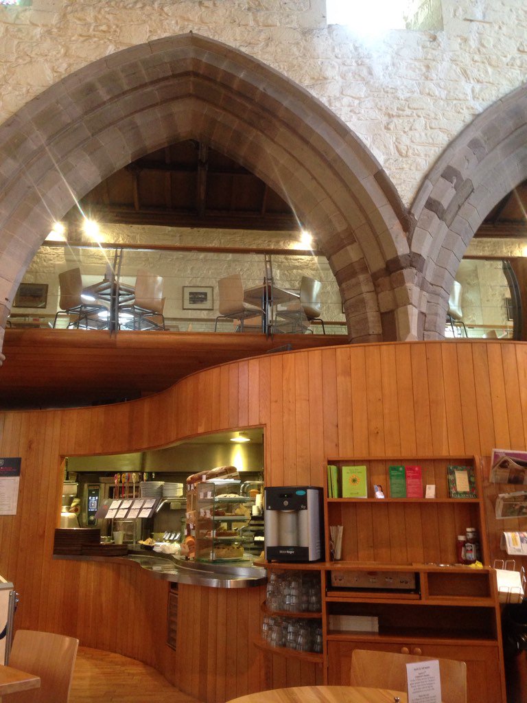 <a href="/cafeatallsaints/">Café at All Saints</a> A contrast of fresh bread &amp; hymn numbers, modern &amp; stained glass, scrambled eggs &amp; stone pillars.