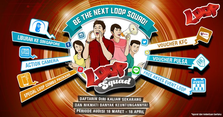 Soloop_Bkl's tweet image. Buruan daftarkan diri kamu LOOPers, Gratis !!
Hadiahnya ke Singapore looh #LOOPcamkoha #LOOPcorner1