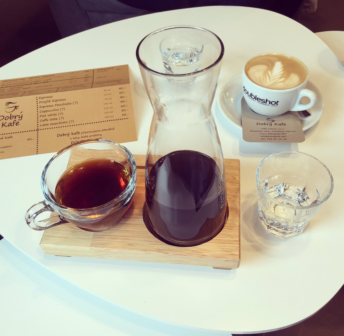 copywriterka's tweet photo. Pardubice mají dobrou kavárnu! Daleko lepší než její název (Dobrý Kafé) a lokalita (Polabiny). https://t.co/yDdohQd7ma