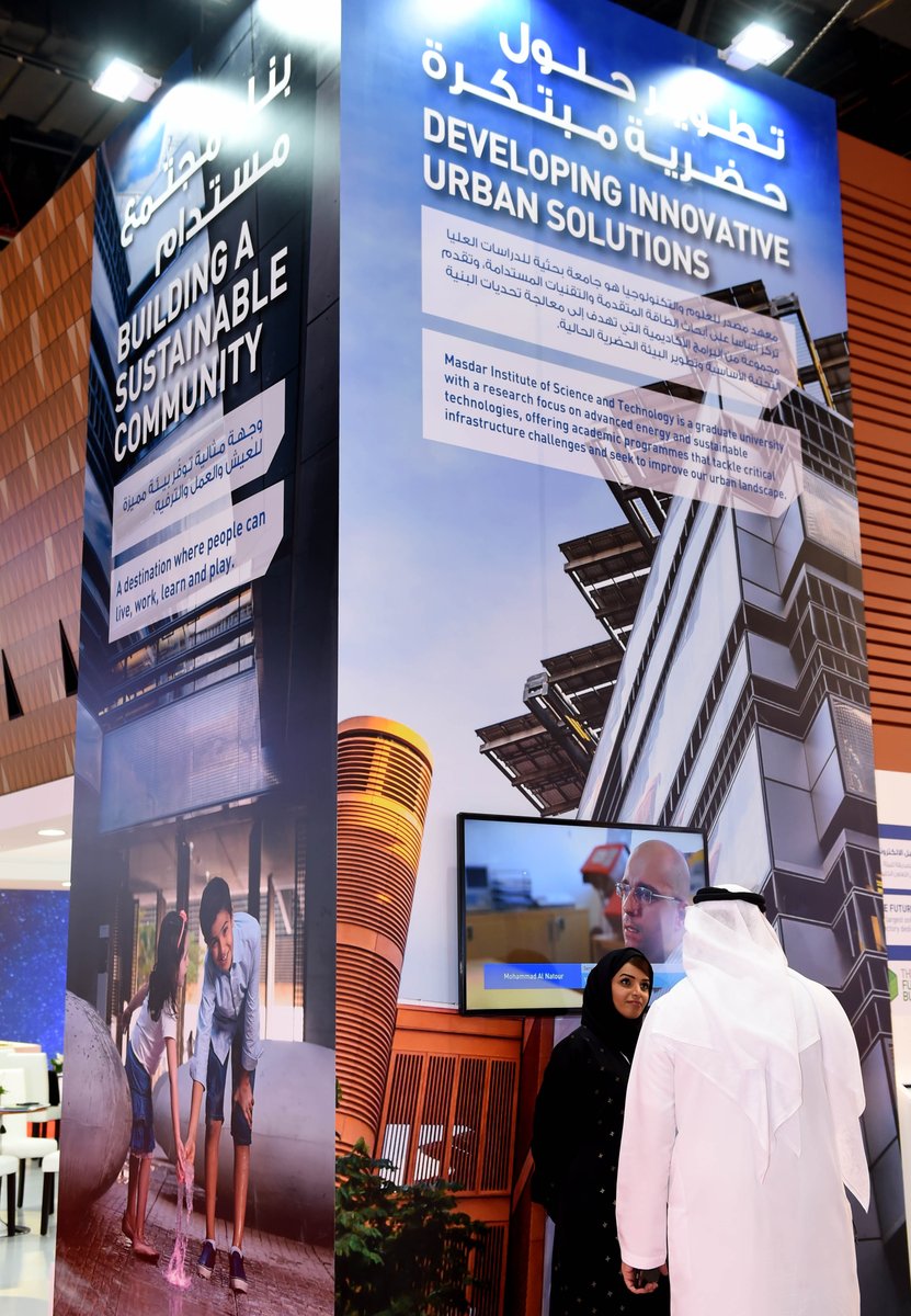 MasdarInst's tweet photo. #CityscapeAD starts today &amp; brings together local + international specialists in #realestate visit #MasdarInst stand https://t.co/w0UfO2wlxt