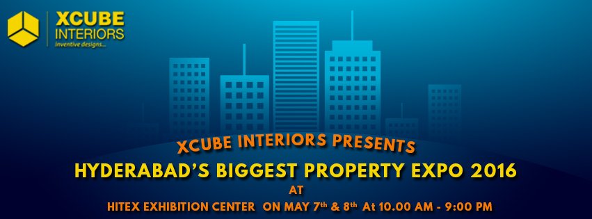 XcubeI's tweet photo. #Xcube #Propertyexpo showcasing #RealEstate &amp; Services.Come be apart of #India’s Foremost #Event on May 7th-8th 2016 https://t.co/SrG6J9GPkv