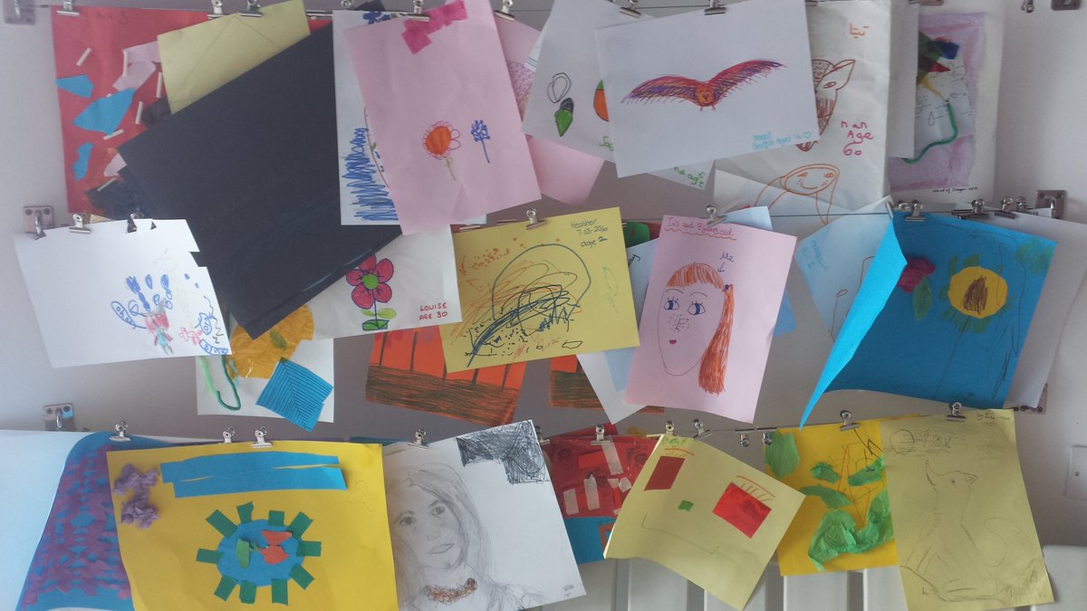 jackshoulder's tweet photo. Some fab art from our family visitors this weekend proudly on display in the foyer @Townergallery #townerlearning https://t.co/RacVhGWe5k
