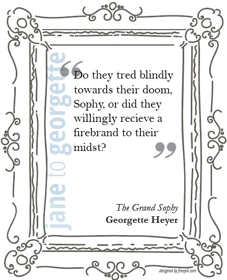 Just finished re-reading Grand Sophy & absolutely loved it. Georgette Heyer can do light comedy like no other 👏