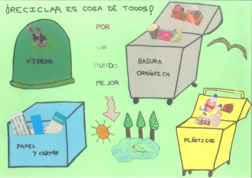 TPacheco_Ayto's tweet image. Ganadores concurso de dibujo "Recicla-TP" Enhorabuena @HernArdieta CEE Virgen del Pasico. Reciclar es cosa de todos!