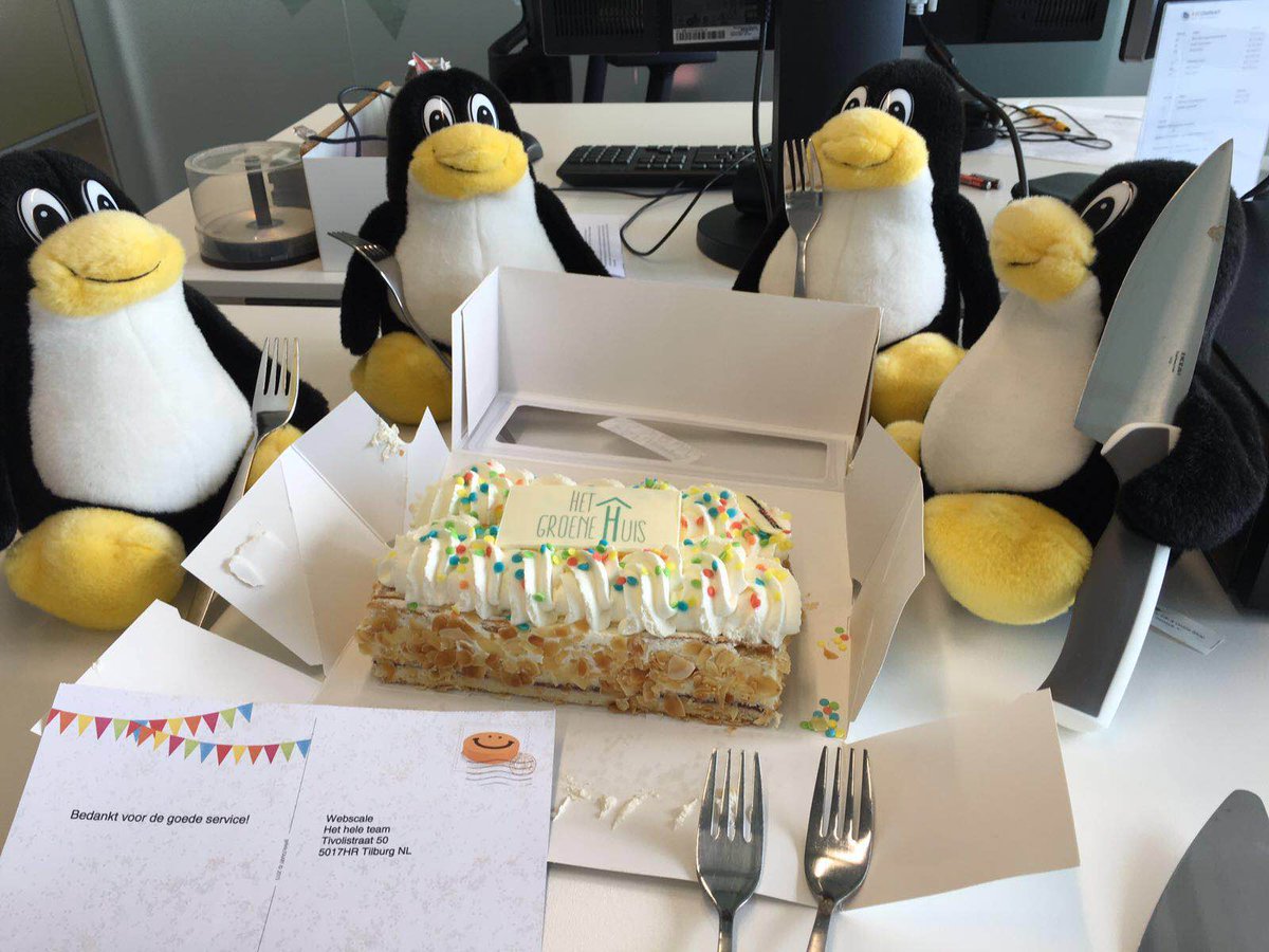 webscale's tweet image. Weer een tevreden klant! Dat wordt smullen :)