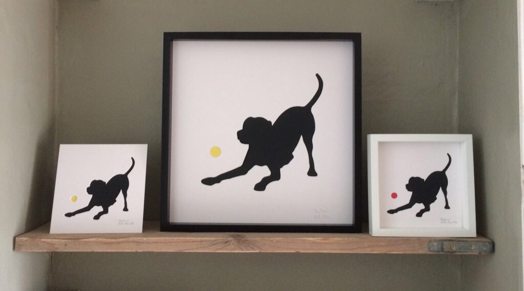 BellaBoho's tweet photo. Our 'Playtime' wall art is available framed or unframed &amp; can be bought in a variety of sizes #doglovers #mountart https://t.co/b3kIdmyDW9