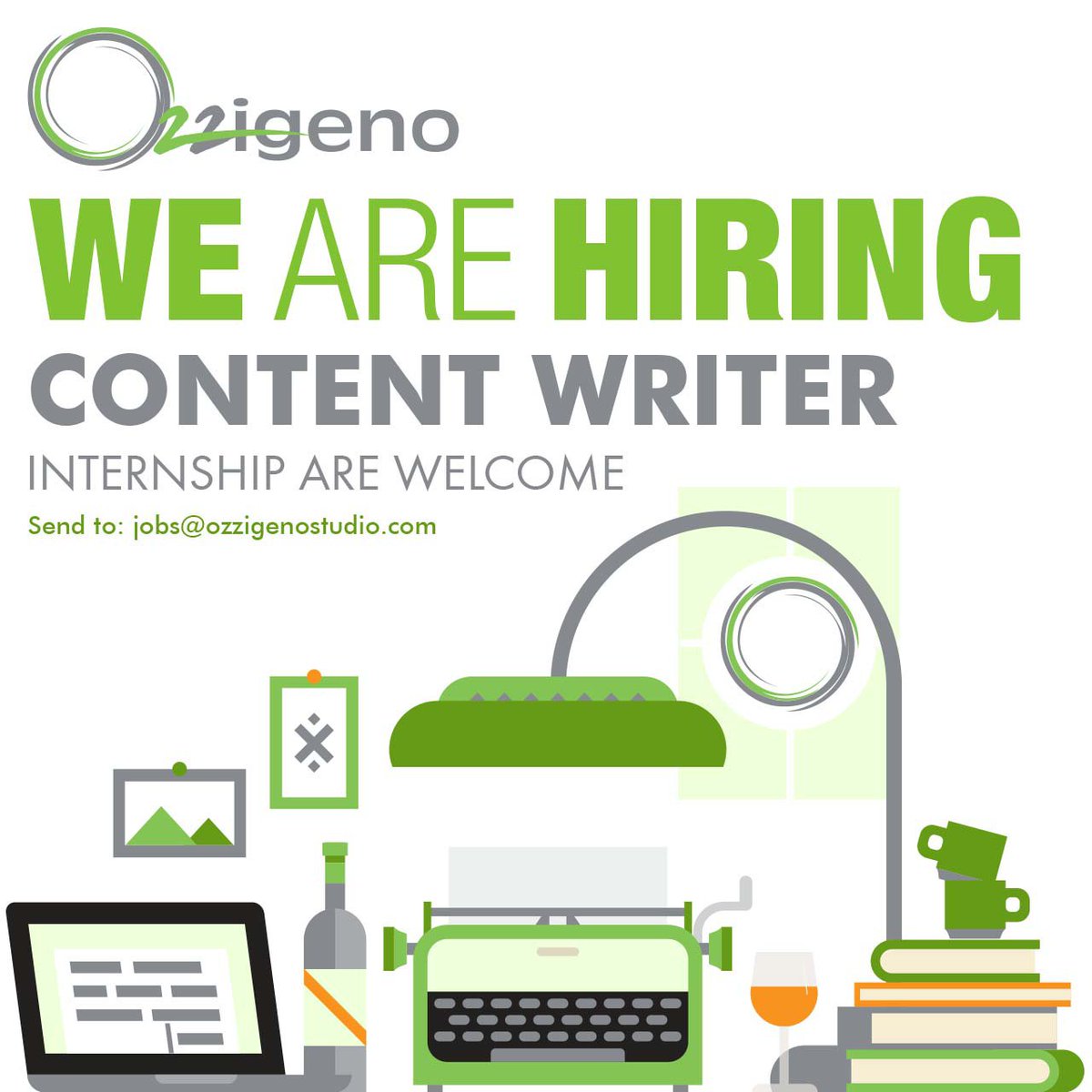 #Internship fun play fun di OzzigenoStudio! Graphic Designer dan Content Writer apply ke jobs@ozzigenostudio.com