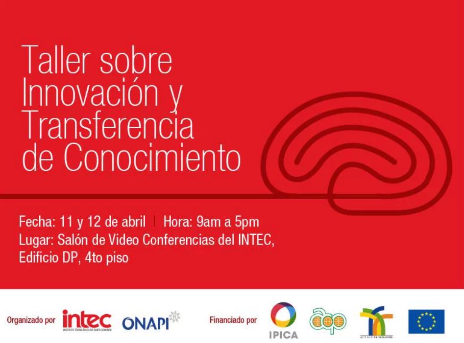 OnapiRD's tweet photo. WORKSHOPS "TALLER SOBRE INNOVACIÓN Y TRANSFERENCIA DE CONOCIMIENTO" #IPICA @ceiintec Segundo día. https://t.co/hiNan2Cfct