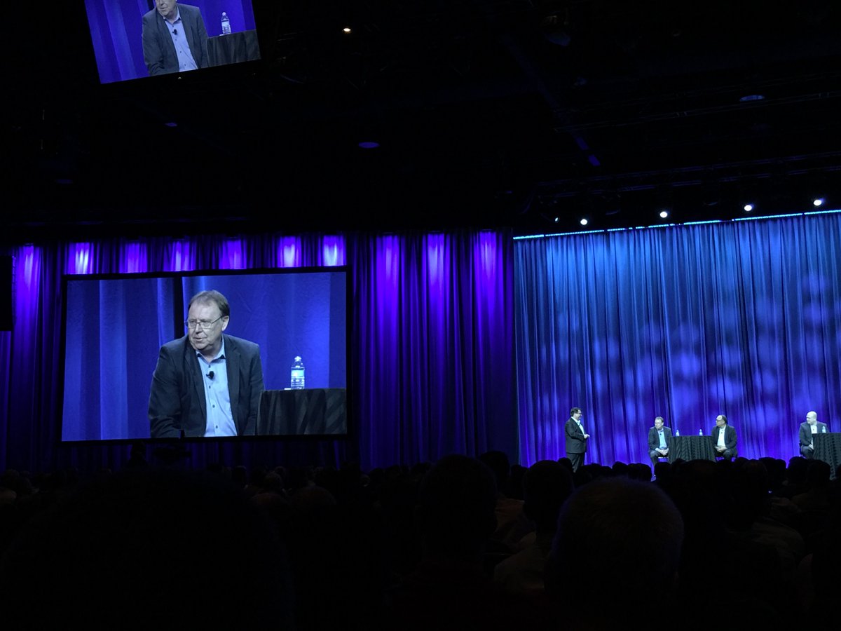 JimFromAus's tweet photo. Larry Howard CIO Bluescope on digital disruption panel at #GSCTechCom16 @UXCLimited @CSCAustralia @CSC https://t.co/dPQ4wrIFjd