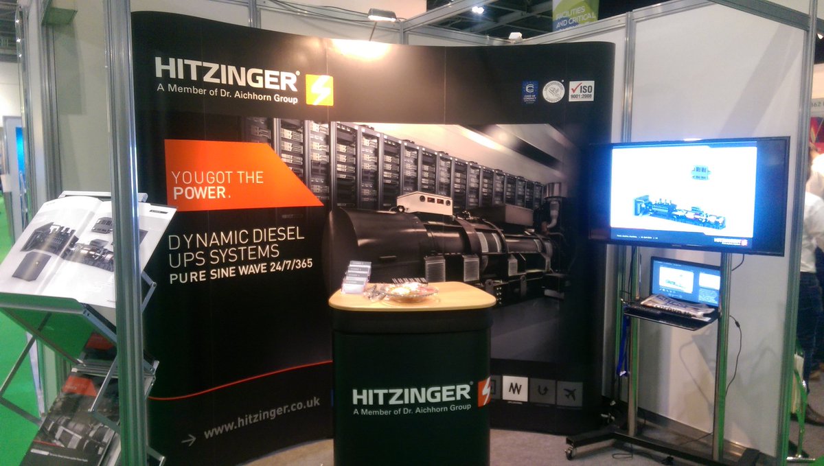 HitzingerUk's tweet photo. @DataCentreWorld great start to the day! Come down and see us on D60 for updates on our DRUPS units. #hitzinger https://t.co/Fn0UnaVg6Y