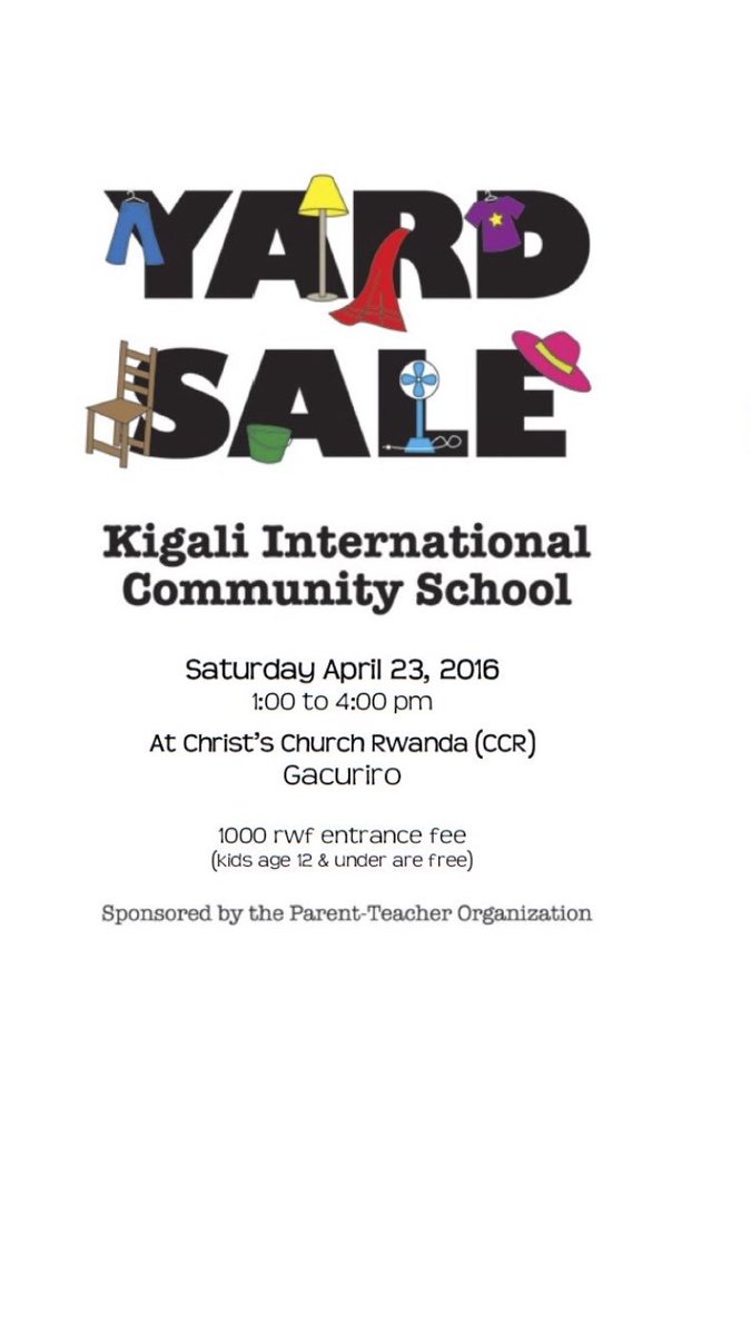 gacuriro's tweet photo. Yard Sale coming up on the 23 April 2016 in the neighborhood. Are you moving and need to sell or looking to buy? https://t.co/DJhCpfLUzP