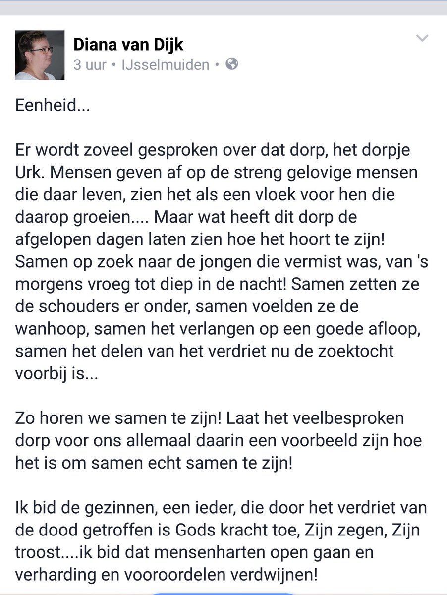Waar een klein dorp groot in kan zijn !