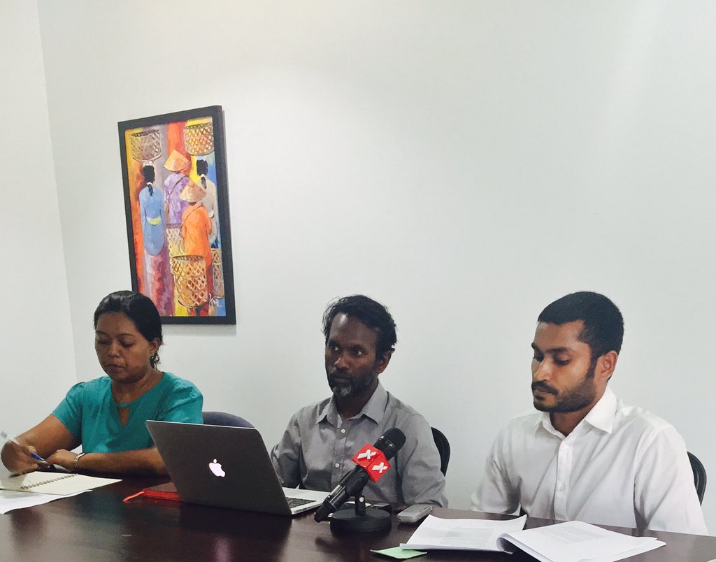Eithimeethi's tweet image. MDP_Thilafaiy: RT shoffot: MDN_mv press conference on Maldives vs Hussein Humaam #ProtectHumanDignity