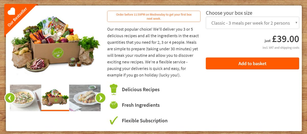 Dodompapa's tweet photo. Hi @HelloFreshUK I ordered your classic box 3meals 4 2. Where can i find the break down of exactly what i'm getting? https://t.co/Y9Xy5xFCXd