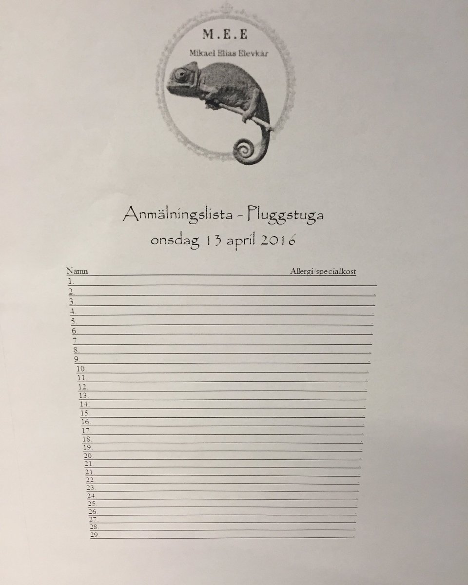 MEelevkar's tweet image. Anmälningslistan är uppe nu! Spring upp till plan 3 och anmäl er 🏃
