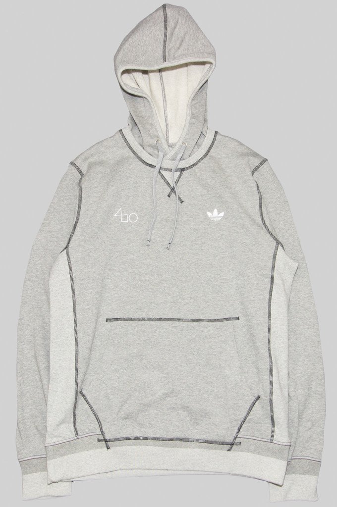 Blends_US's tweet photo. @adidasoriginals x #THEFOURNESS logo hoody in Medium Grey heather now on #SALE https://t.co/df58K856pV https://t.co/qON3F2jGIs