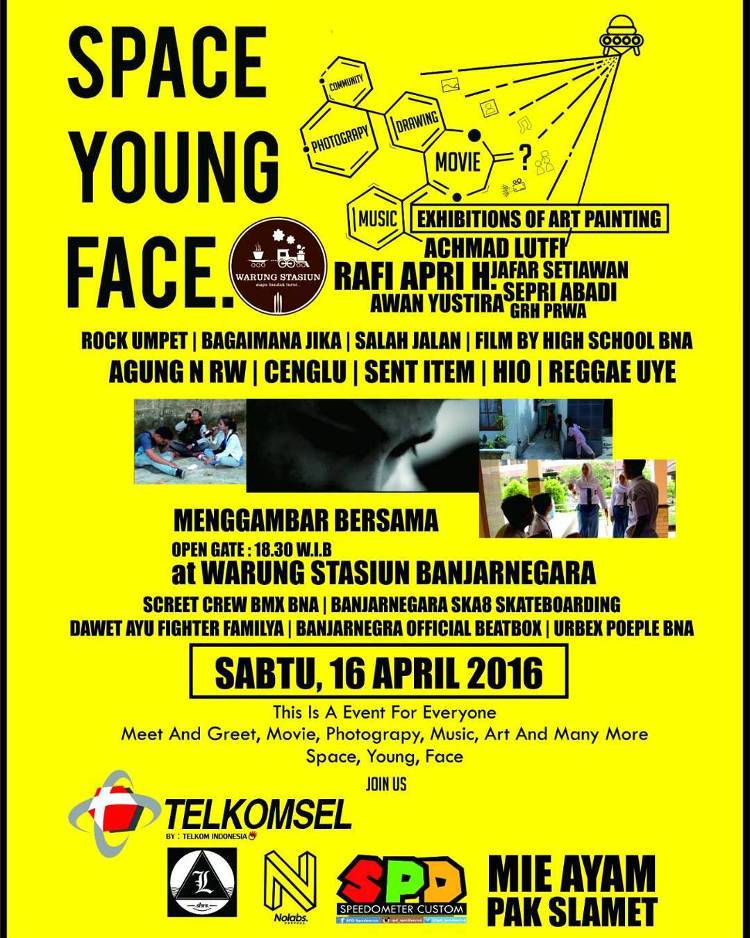 #Banjarnegara Space Young Face 2016 Banjarnegara | 16 April 2016
#spaceyoungface eventbanjarnegara.com/event/space-yo…