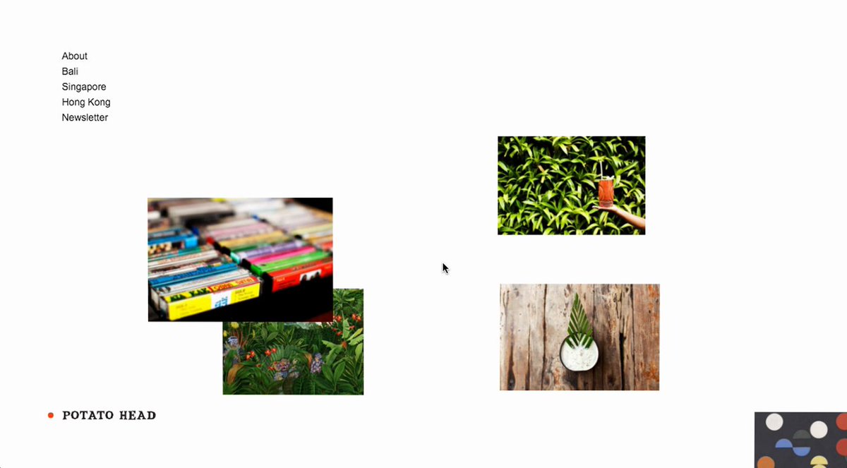 animadetv's tweet image. New on @hoverstates ~ Holding site for food and event space Potato Head—anmd.tv/1YpN5Ud #photography #bounc…