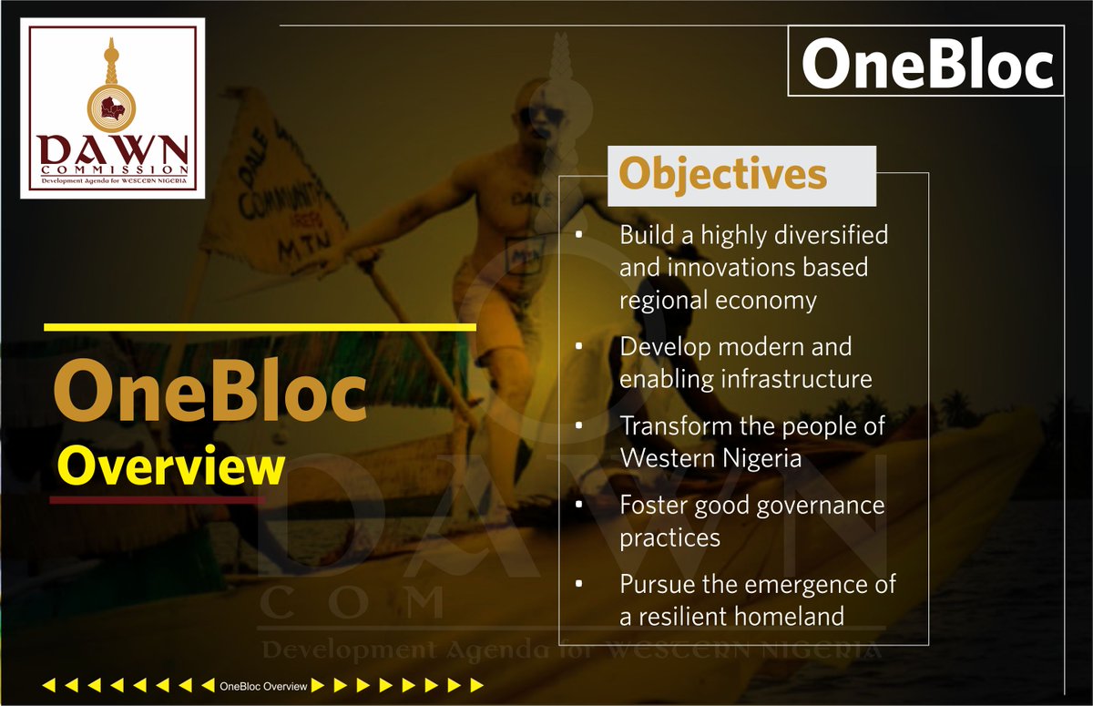 DAWNCommission's tweet photo. Southwest Nigeria; Build #OneBLOC
The collective effort of the Southwestern States of Nigeria is needful https://t.co/Nr3kL7UQxG