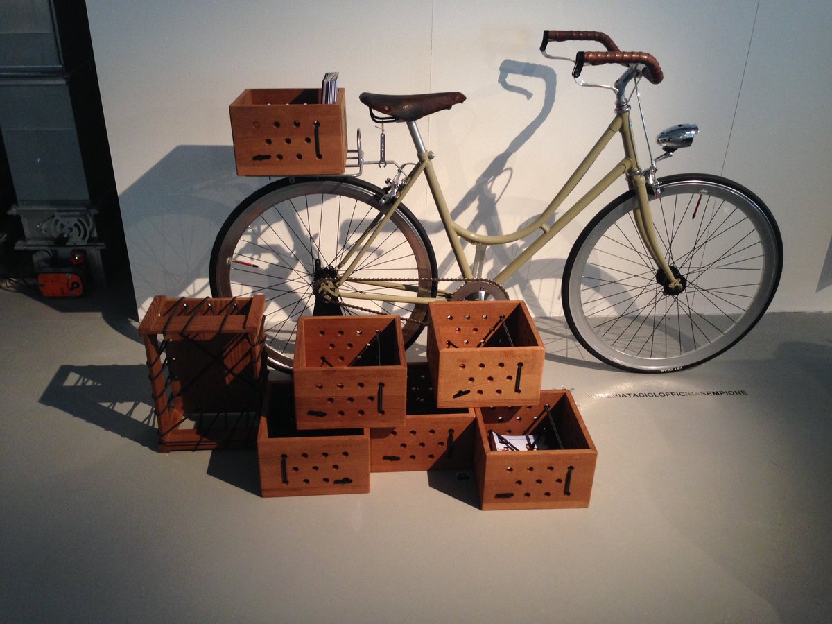 PaperSpokes's tweet photo. We are in Milan Design Week, come and let's talk about riding in Italy! #milandesignweek #paperspokes https://t.co/xb5mU9nE9P