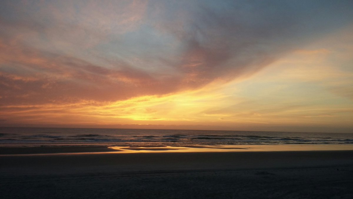 Morning sunrise at Wilbur by the Sea, Florida today! #oceanlife #beach #sunrise #wilburbythesea