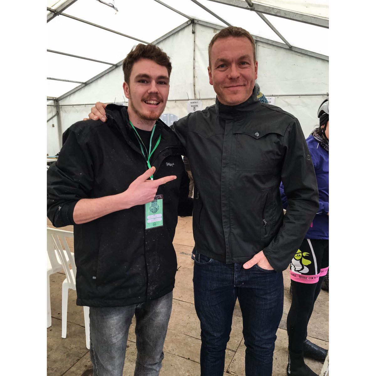 MaxFullerBmx's tweet image. Met this legend yesterday @chrishoy ,such a down to earth guy, was awesome having a chat with him about rally! #Hoy