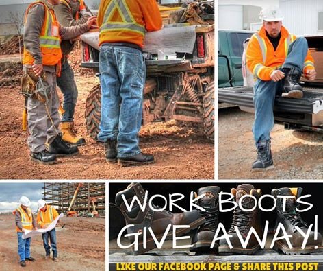 To celebrate our 3 Year #Anniversary we are giving away a pair of #JBGoodhue Work Boots. See more at our FB Page!