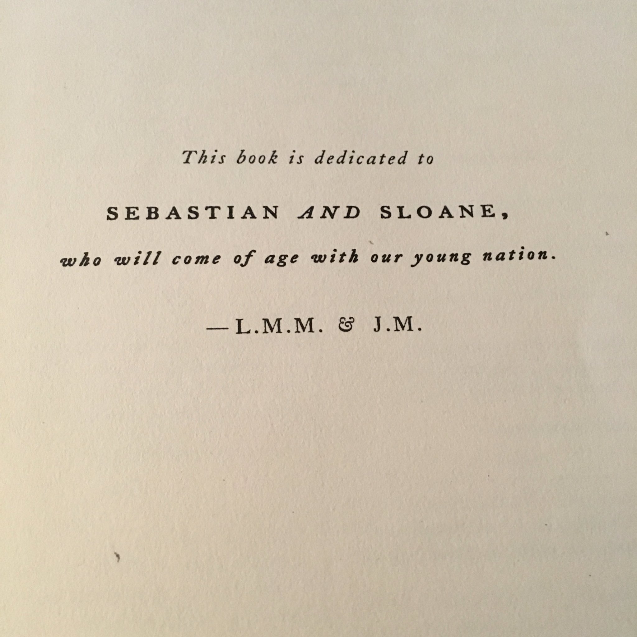 Lin Manuel Miranda on X