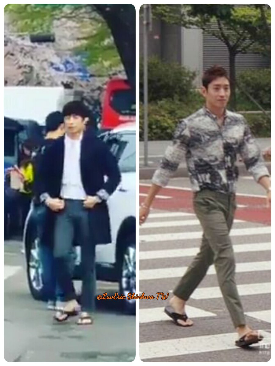 LuvEric_Shinhwa's tweet photo. ERIC's flip-flops style😁

https://t.co/qGE3Nv1Hms https://t.co/t0mOqRvOpl