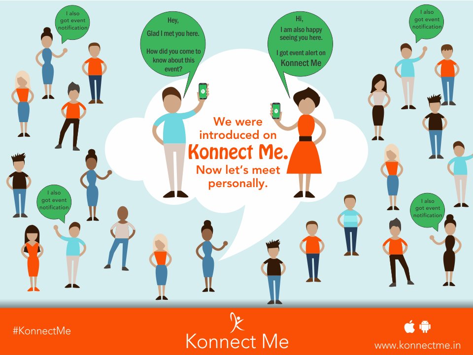 konnectmeapp's tweet photo. #TechTuesday #MobileApp
When you post an event on #KonnectMe app, entire community gets notified in a second. https://t.co/9hYtWakZch