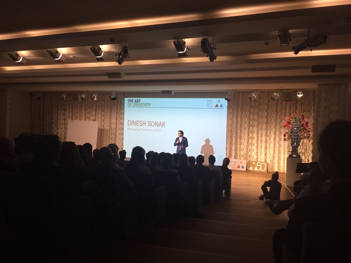 <a href="/puckvdijk/">Puck van Dijk</a> &amp; @dineshsonak open the @ADCN 50th anniversary symposium 'The Art of Creativity' <a href="/rijksmuseum/">Rijksmuseum</a>! Nice!! 😀