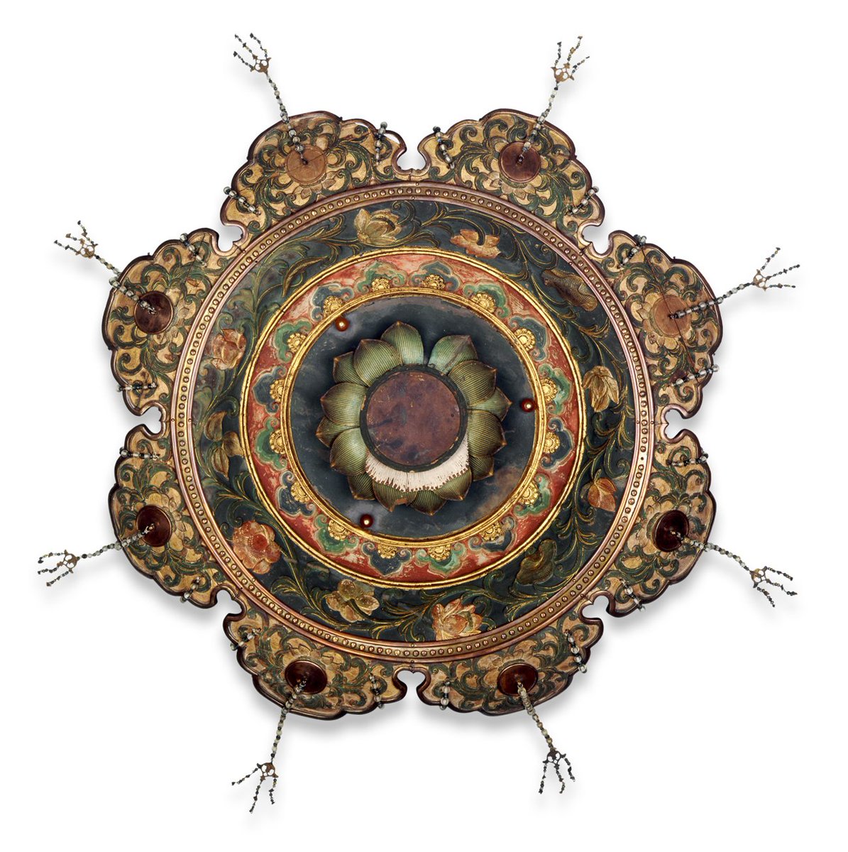 britishmuseum's tweet image. Today’s #MysteryObject is a canopy which hangs from the ceiling of Japanese Buddhist temples ow.ly/10p4Iu