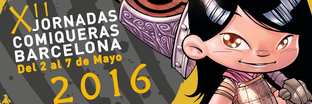 ComixToonFr's tweet photo. Du 2 au 7 mai, Go to #Barcelona pour les 12èmes #JornadasComiqueras #comics #festival @enriquevvegas @JComiqueras https://t.co/imRawvBG8f