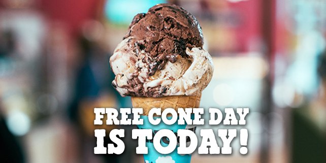 benandjerrys's tweet image. It's the day we've all been waiting for! #FreeConeDay is TODAY! Find a Scoop Shop near you: benjerrys.co/FreeConeDayUS
