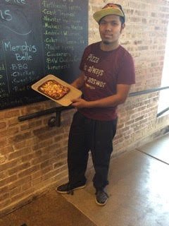 Meet our April Pizzarista of the Month, Rikki! He loves bold sweet, savory and spicy flavors for his pizza creation!